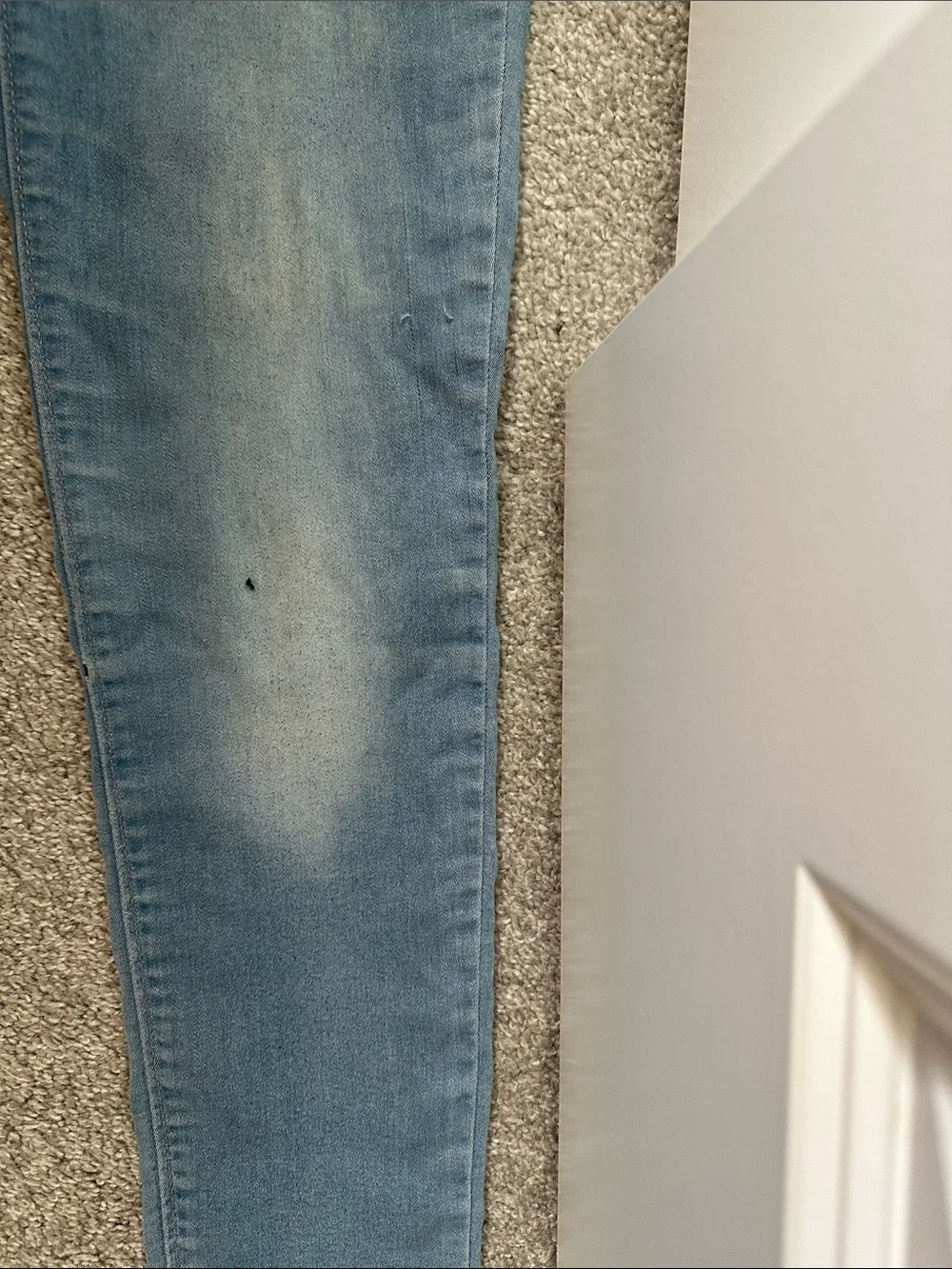 GAP Girl’s Faded Light Blue Skinny Jeans